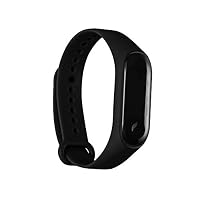 Unisex White LED Waterproof Smart Digital Wrist Watch with Leather Strap Creative Sports Watch Black
