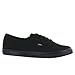 Vans Classic Authentic Lo Pro Sneakers (7.5 B(M) US Women / 6 D(M) US Men, Black/Black)