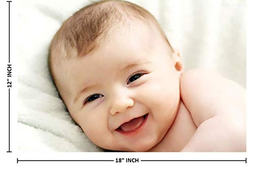 MANIAL Set of 4 Cute Smiling Baby Posters, Multicolour, Paper, 12 x 18 Inch, Large 2 MANIAL Set of 4 Cute Smiling Baby Posters, Multicolour, Paper, 12 x 18 Inch, Large - Image 2
