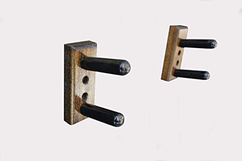 Horizontal Wall Mount for a Hockey Sticks (Made in the USA) (Aged Stain)