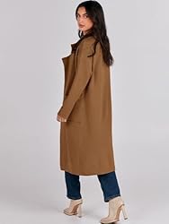 ANRABESS Womens Long Open Front Sweater Coats Lapel