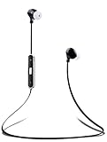ANLENG Wireless Bluetooth Headphones with Mic Stereo Noise Cancelling Sport In-Ear Earbud APT-X for iPhone Samsung and all Bluetooth Enabled Devices (Black)