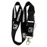 Honda Keychain Lanyard (Black Honda ) (Black)
