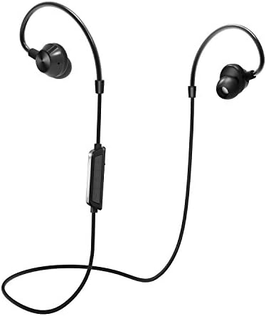 Flinelife Bluetooth Headphones with Mic and Speaker Runner Stereo Headset Sport Earphones Wireless Earbuds for Running and Lifetime Sweatproof Warranty ,Black