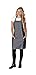 Betty Dain Bleach Proof Hourglass Salon Stylist Apron, Black/Pewter