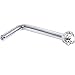 Body Candy 14k White Gold 20 Gauge 1.5mm (0.015 cttw) Genuine Diamond L-Shaped Nose Ring 1/4 inh at Bend