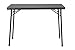 COSCO 3 Piece Indoor Outdoor Table and 2 Bench Tailgate Set, Black