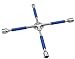 Fasmov 17" 4-Way Cross Wrench Universal Anti-Slip Lug Wrench