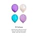 CGL Pool Mermaid Party Supplies Kit - Party Favors Girls Birthday Party Baby Shower - Banner, Pom Poms, Balloons, Cupcake Toppers and Party Hats 76 Pack