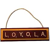 Loyola University Ramblers Chicago Christmas Ornament Letters Tiles