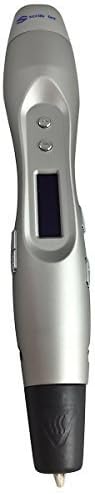 Scribbler 3D Pen V3 Awesome Design, Model, Printing Drawing 3D Pen with LED Screen, Different Colors, Silver