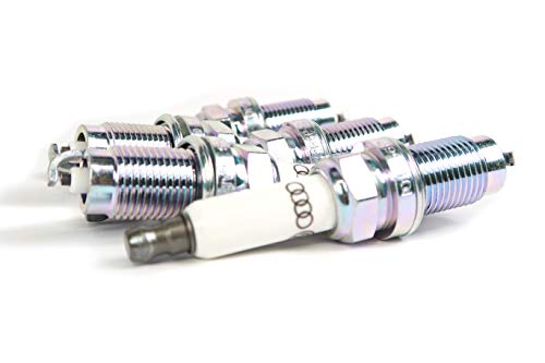 Genuine Set of 4 Spark Plugs for Volkswagen Audi 2.0 L Engine, 101905617 Genuine Vehicle Part Manufactured in Germany Made to Increases the Fuel Efficiency - Thumbnail 2