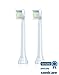 Philips Sonicare Genuine DiamondClean Replacement Toothbrush Heads, HX6072/66, White 2-pk Compact