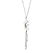 Silpada 'Organic Trio' Baroque Cultured Pearl Tassel Pendant Necklace in Sterling Silver
