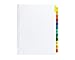 Avery 5-Tab Binder Dividers, Easy Print & Apply Clear Label Strip, Index Maker, Multicolor Tabs, 1 Set (11406)