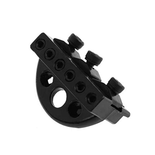 difcuyg5Ozw 6 String Headless Guitar Tailpiece Saddle Tremolo Bridge Set Screws Wrenches Music Instrument Accessories - Black