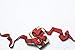 Wired Red Velvet Christmas Ribbon 2 1/2