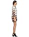 Floerns Women's Long Sleeve Palm Leaf Print Ethnic Style Shift Dress Multi L Red