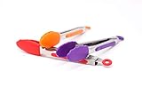 Mini Silicone Tongs Set Of 3, 7-Inch