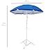 Best Choice Products 5.5ft Beach Umbrella w/ Tripod Base and Carrying Case