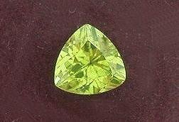 6mm Peridot Trillion Triangle Peridot Gem Gemstone