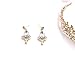 Zapire Rhinestone Women Bridal Tiaras Wedding Crowns with Earrings Princess Headbands for Girl Hair Accessories