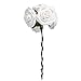 YSBER Roses Artificial Flowers - 25Pcs Big PE Foam Rose Artificial Flower Head for DIY Wedding Bouquets Centerpieces Bridal Shower Party Home Decorations (25 PCS, White)