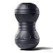BIVI Cordless Vibrating Dual Ball Roller Massager High Intensity 4-Speed Muscle Workout Recovery Back, Legs Deep Tissue Peanut Shape Replaces Lacrosse Ball Therapy - Black