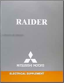 2006 Mitsubishi Raider Wiring Diagram Manual Original: Mitsubishi