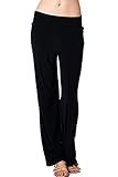 82 Days Women'S Poly Span Comfy Casual to Office Straight Pants - Solid