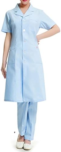 Medical science lab coats for men and women physician chemistry jackets short sleeve