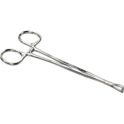 HTS 164P5 6" Non-Slotted Locking Pennington Forceps