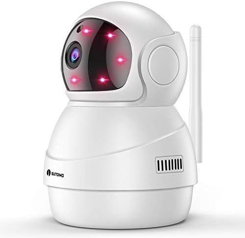セール 最新 ネットワークカメラ Wifi 小型 監視カメラ 1080p 0万高画素 ドーム型 防犯カメラ 双方向音声 遠隔操作 暗視撮影 屋内 ベビー ホワイト 日本語説明書付き Ipad スマホ ペット Iphone 見守り パソコン 子供 老人等留守番 日本語アプリ対応