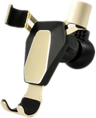 DOOLST Car Phone Mount Gravity Air Vent Phone Mount With Aluminum Alloy Elastic Clip Universal Smartphone,Gold