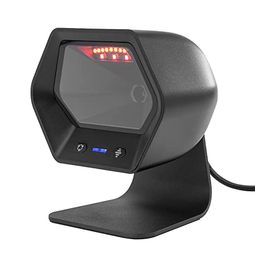 NETUM 1D 2D QR - USB Handsfree Presentation Scanner - Wired Omnidirectional Barcode Reader for Mobile Payment - Computer Screen Scanner NT-7060