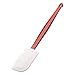Rubbermaid Commercial Products High Heat Resistant Silicone Heavy Duty Spatula/Food Scraper 13.5-Inch 500 Degrees F Red Handle for Baking/Cooking/Mixing Commercial Dishwasher Safe