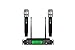GTD Audio UHF 200 Selectable Frequency Channels Professional Wireless Microphone Karaoke Mic System B88H