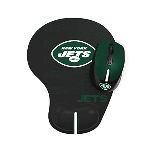 SOAR NFL Wireless Mouse and Mouse Pad, New York Jets