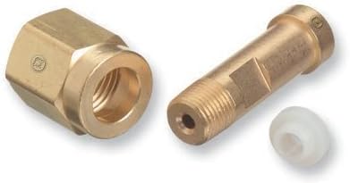 Western Enterprises Natural Gas, Stainless Steel, Cga-350|Regulator Inlet Nuts, Hydrogen - 1 Piece