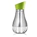 KELLM 304 Stainless Seel Oil Bottle,Large oil inlet Olive Oil Dispenser,13oz Vinager and Soy Sauce Cruet