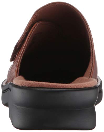 CLARK'S Women's Patty Tayna Mule, Dark Tan Leather, 8.5 M US