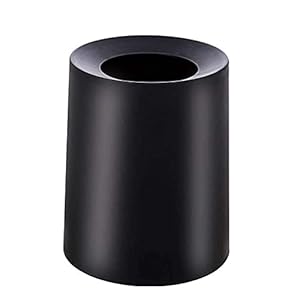 MADHEHAO Vuilnisbak 8L vuilnisbak zonder deksel, grijs, maat: 21,5 * 25,7 CM, Afvalmand vuilnisbak voor badkamers…