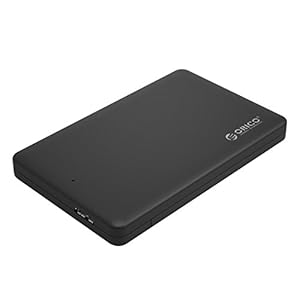 ORICO 2.5インチ HDDケース USB3.0 TO SATA3.0 ハードディスク ケース UASP対応 5Gbps 9.5mm / 7mm 厚両対応 2TBまで 工具不要 指紋防ぐ