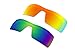 2 Pairs Polarized Lenses Replacement for Oakley Oil Rig Sunglasses Red & Green