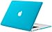 Kuzy Compatible with MacBook Pro 15.4 inch Case Model A1398 with Retina Display Soft Touch 15 inch Plastic Hard Shell Cover for Older MacBook Pro 15.4 inch, Aqua Blue