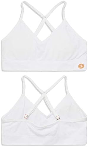 Pack of comfortable training bras in assorted colors priced at $19.99.