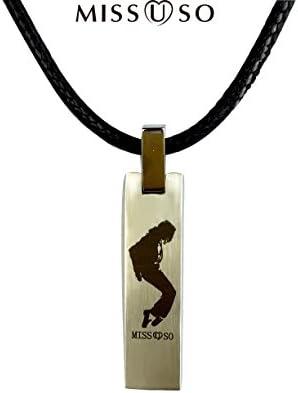 Missuso Michael Jackson Memorial Collection Billie Jean Pendant Necklce