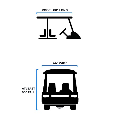 Eevelle USA Greenline Golf Cart Enclosure 4 Passenger Golf Car Cover