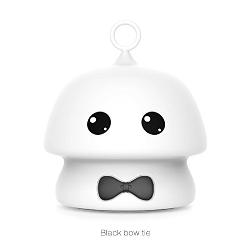 Rumas Cartoon Mini LED Night Light with Ring - Portabal USB Eye-Care Baby Nursery Lamp - 7 Coloring Beside Lamp (C) - Thumbnail 3