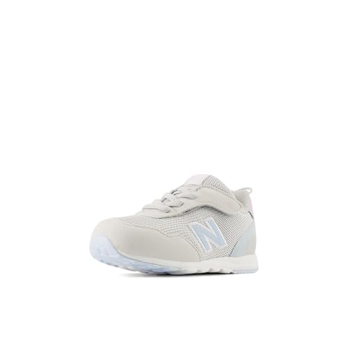 New Balance Kid's 515 New-B Hook & Loop Sneaker, Grey Matter/Bright Sky, 5.5 XW…
